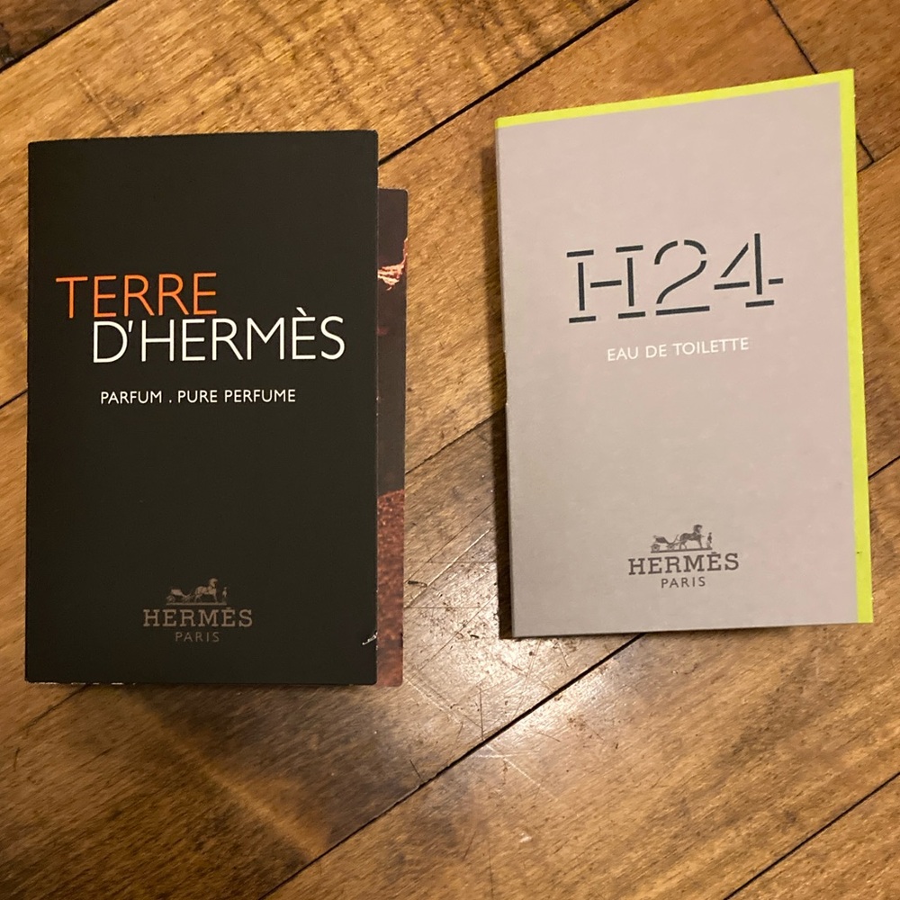 Hermes H24 and Terre d’Hermes Samples